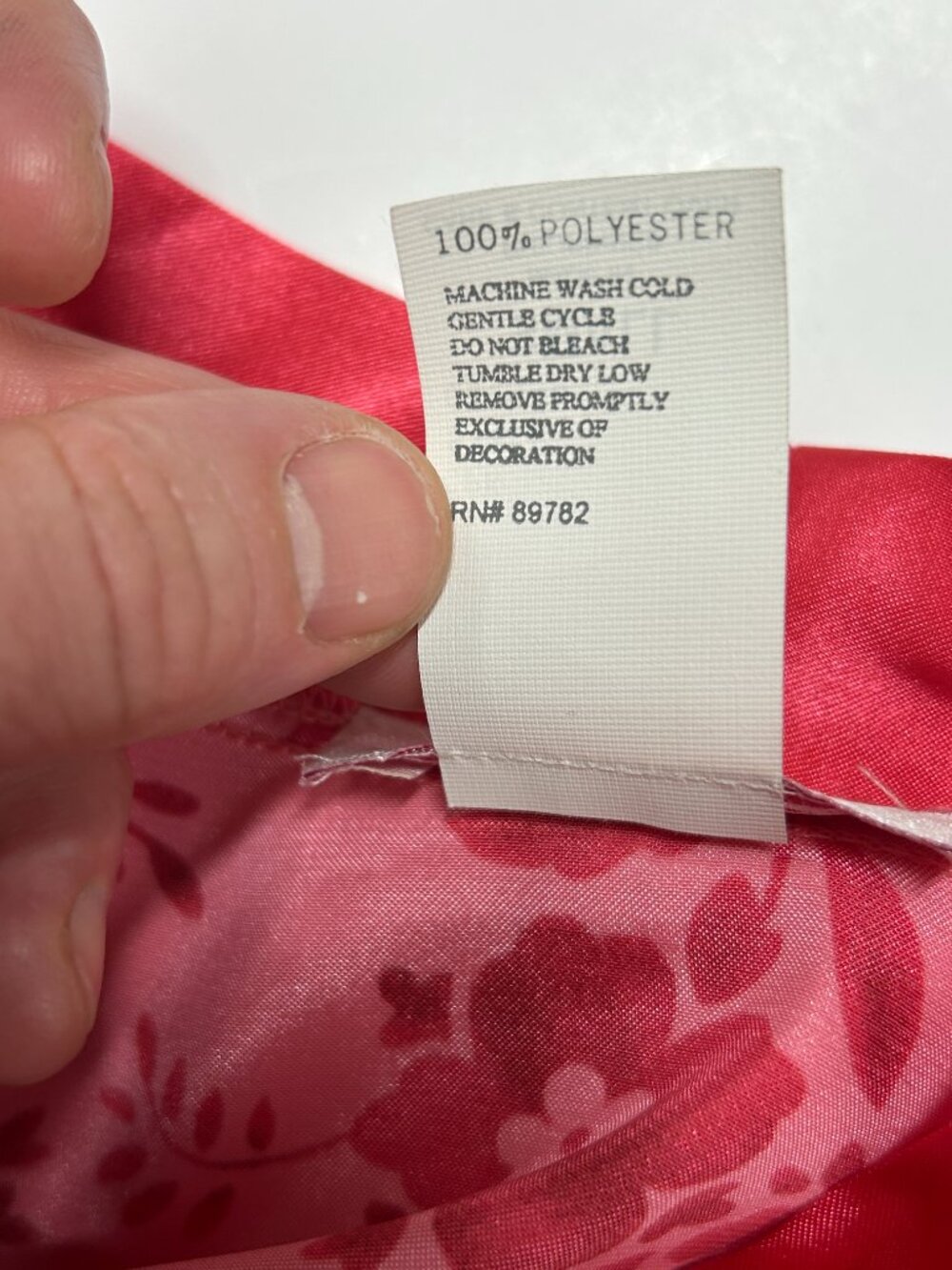 Cruz Small Pink Floral Satin Robe Cottagecore Coquette Valentine Loungewear - Picture 7 of 8